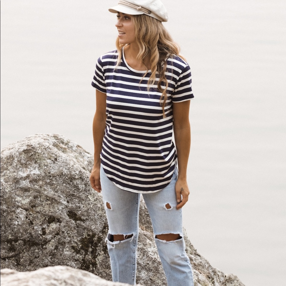 Jackson Rowe striped tee